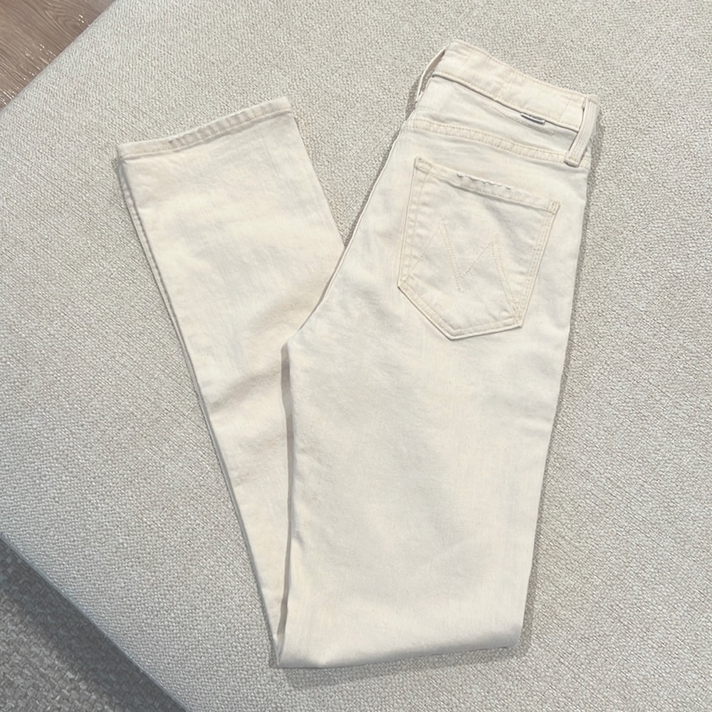 MOTHER jeans. High Waisted Rider Skimp cut, Act Natural color. Worn twice.